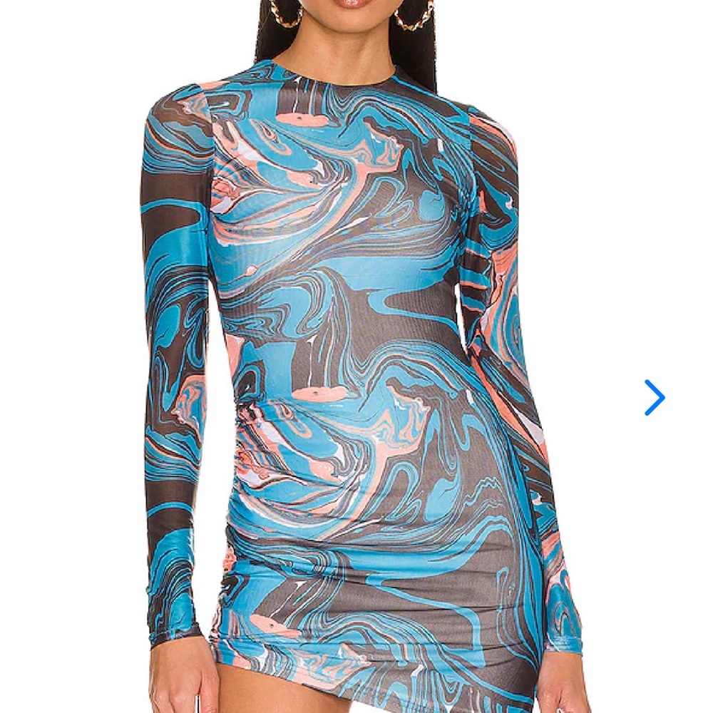 Superdown Katya Ruched Mini Dress Size: XS - Picture 3 of 11